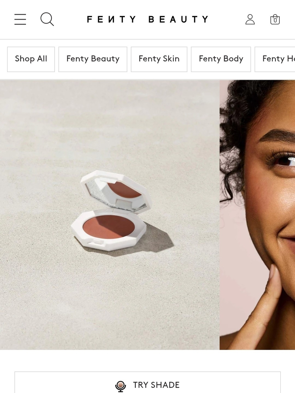 Fenty Beauty Cream Blush - Warm Terracotta Pink